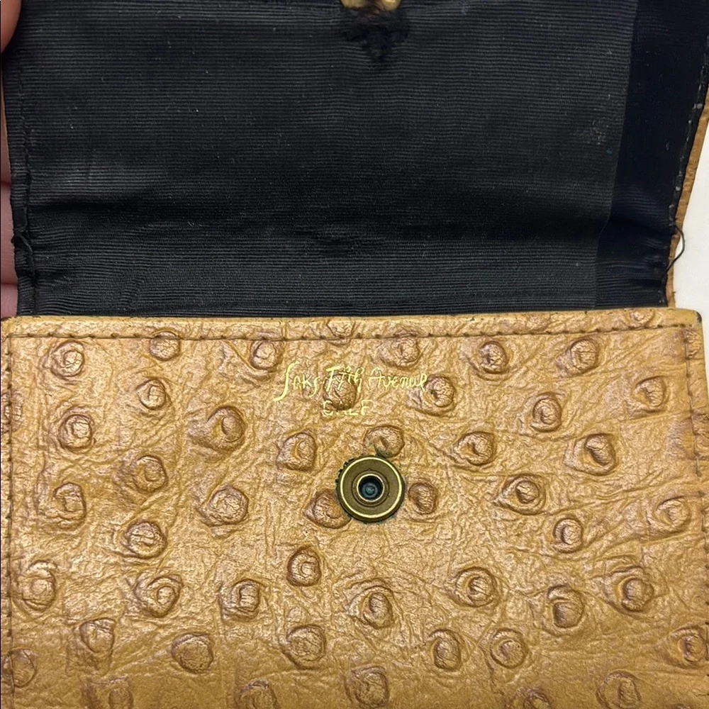 Tan Leather calf skin Wallet